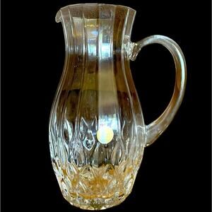 Cristal d’Arques Lead crystal Vase Pitcher France 9 1/2” Tall